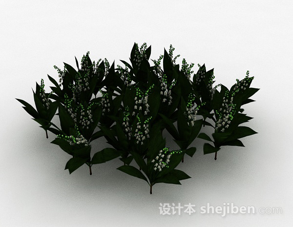 园林观赏型植物3d模型下载