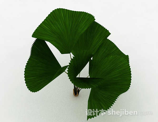 绿色粽叶模型