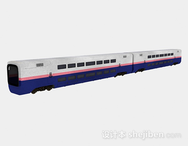 设计本火车车厢3d模型下载