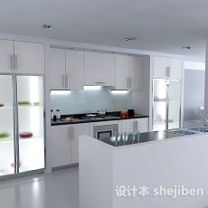 现代厨房免费33d模型下载