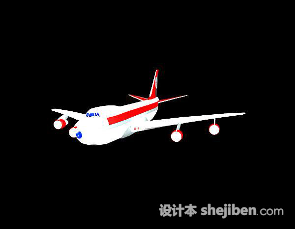 飞机素材3d模型下载