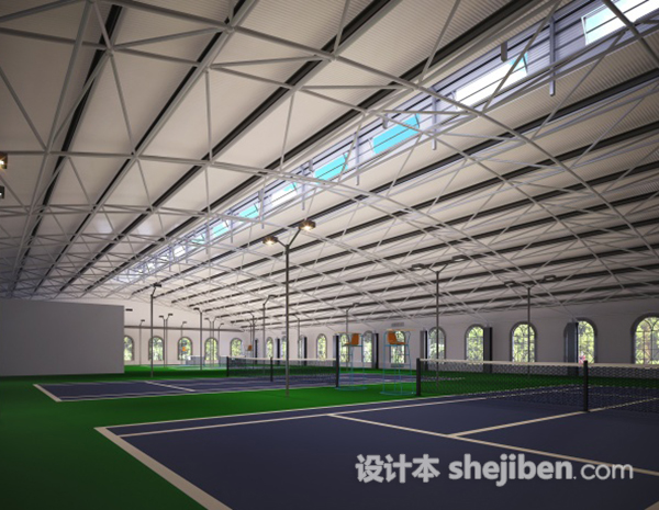 网球场3d模型