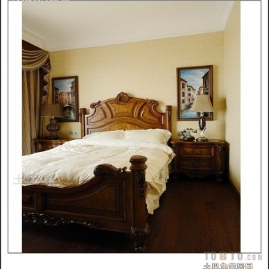 欧式古典卧室装修效果图大全2012图片